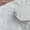 純銀系列 Pear水滴克拉排戒